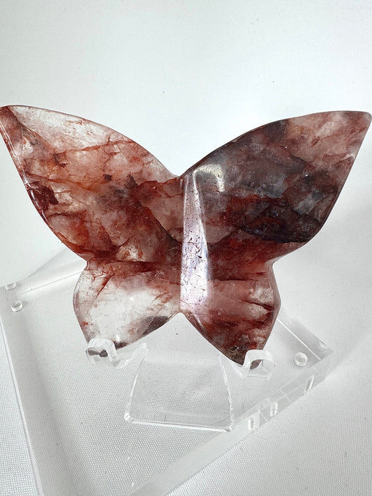 Fire Quartz 3D Butterfly