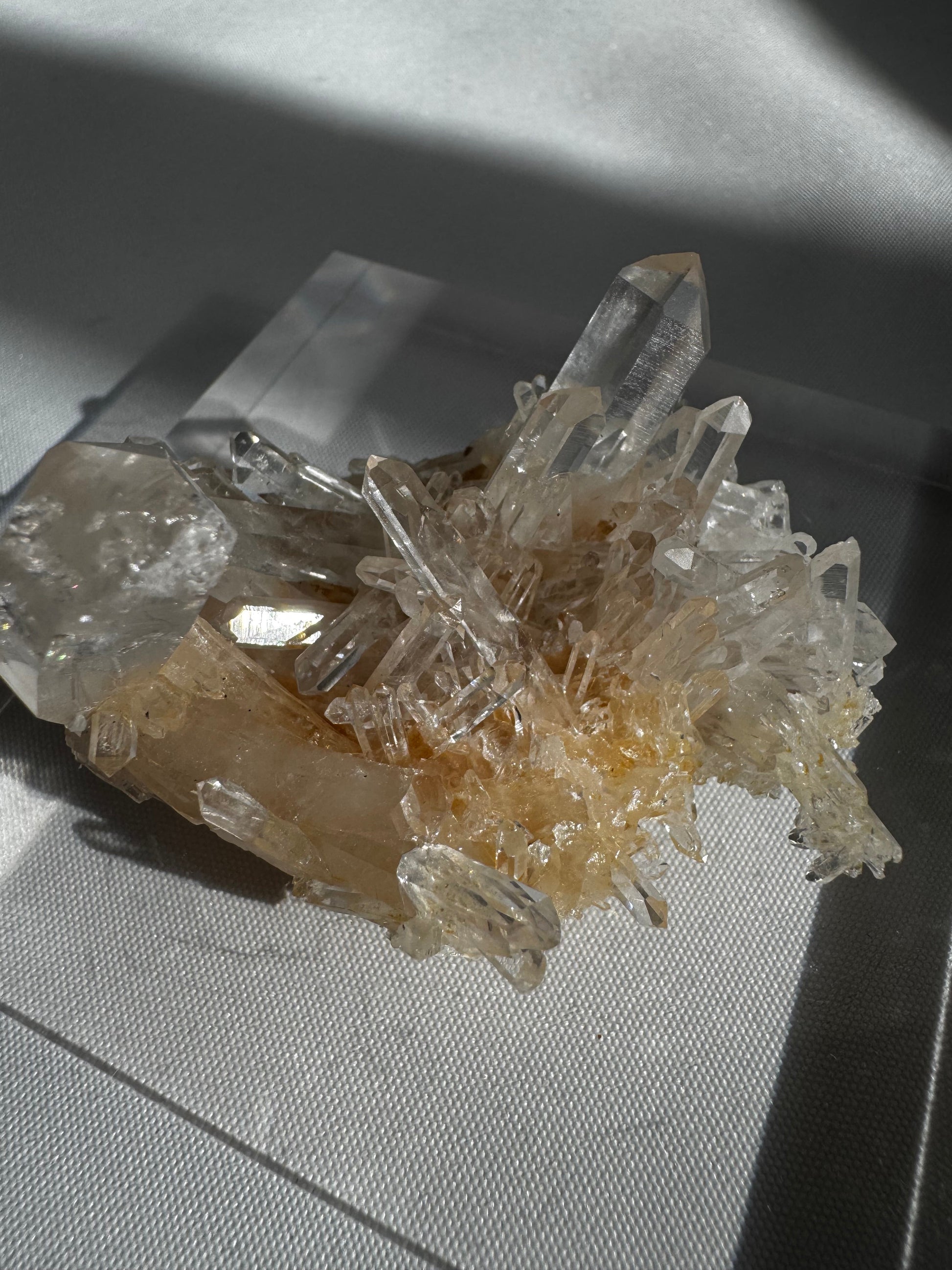 Halloysite-Included Crystal Lemurian Seed Cluster
