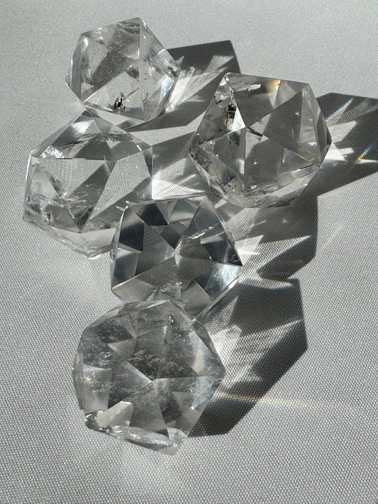 Polished Lemurian Icosahedron