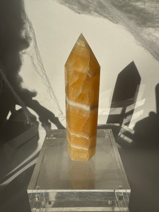 Orange Calcite Tower