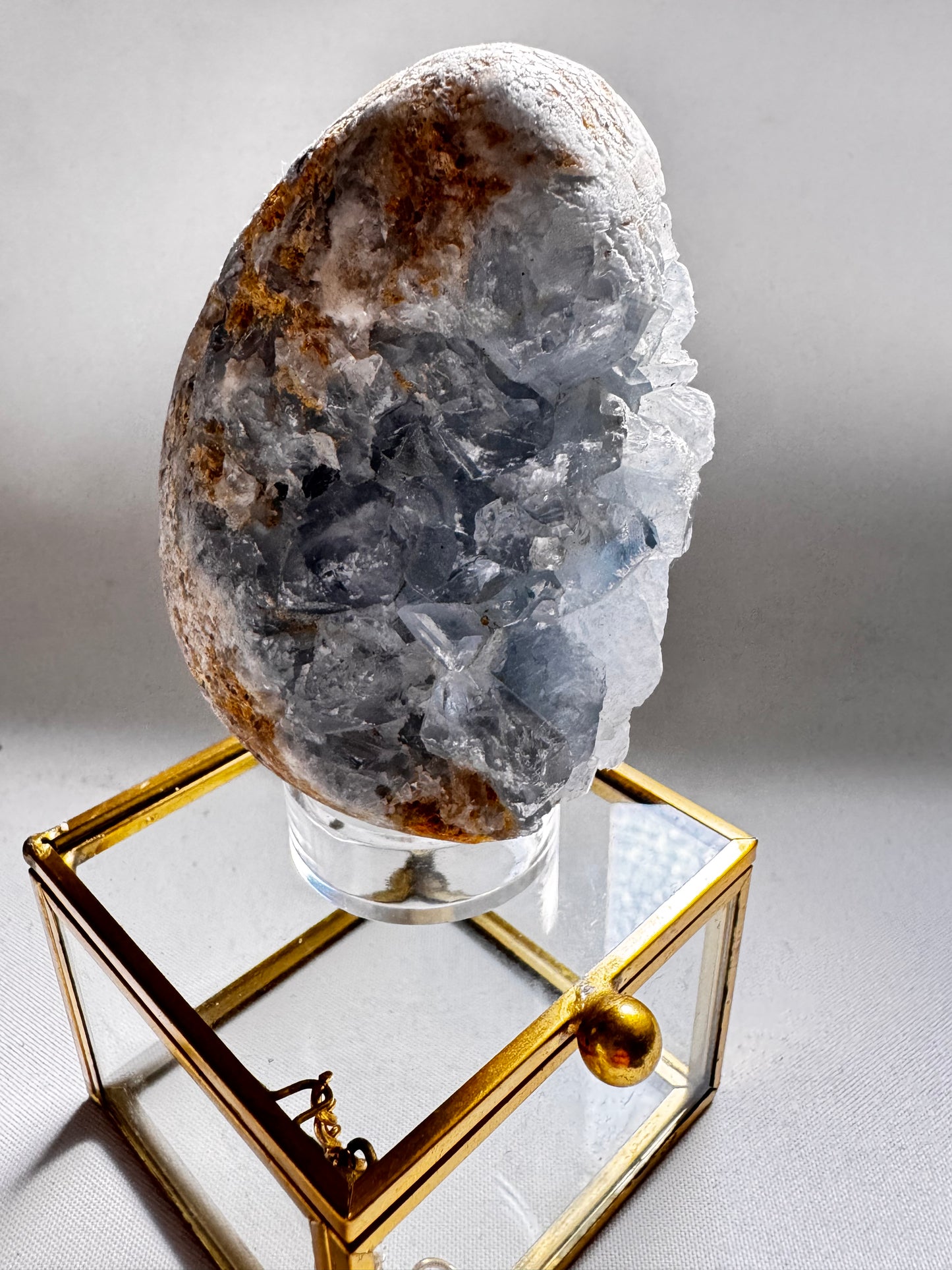Celestite Crystal Geode #2
