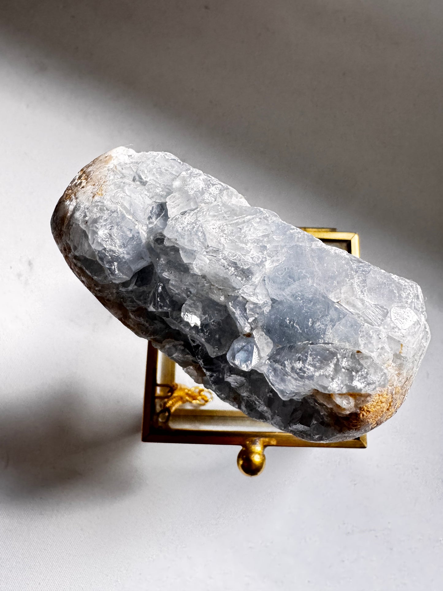 Celestite Crystal Geode #2