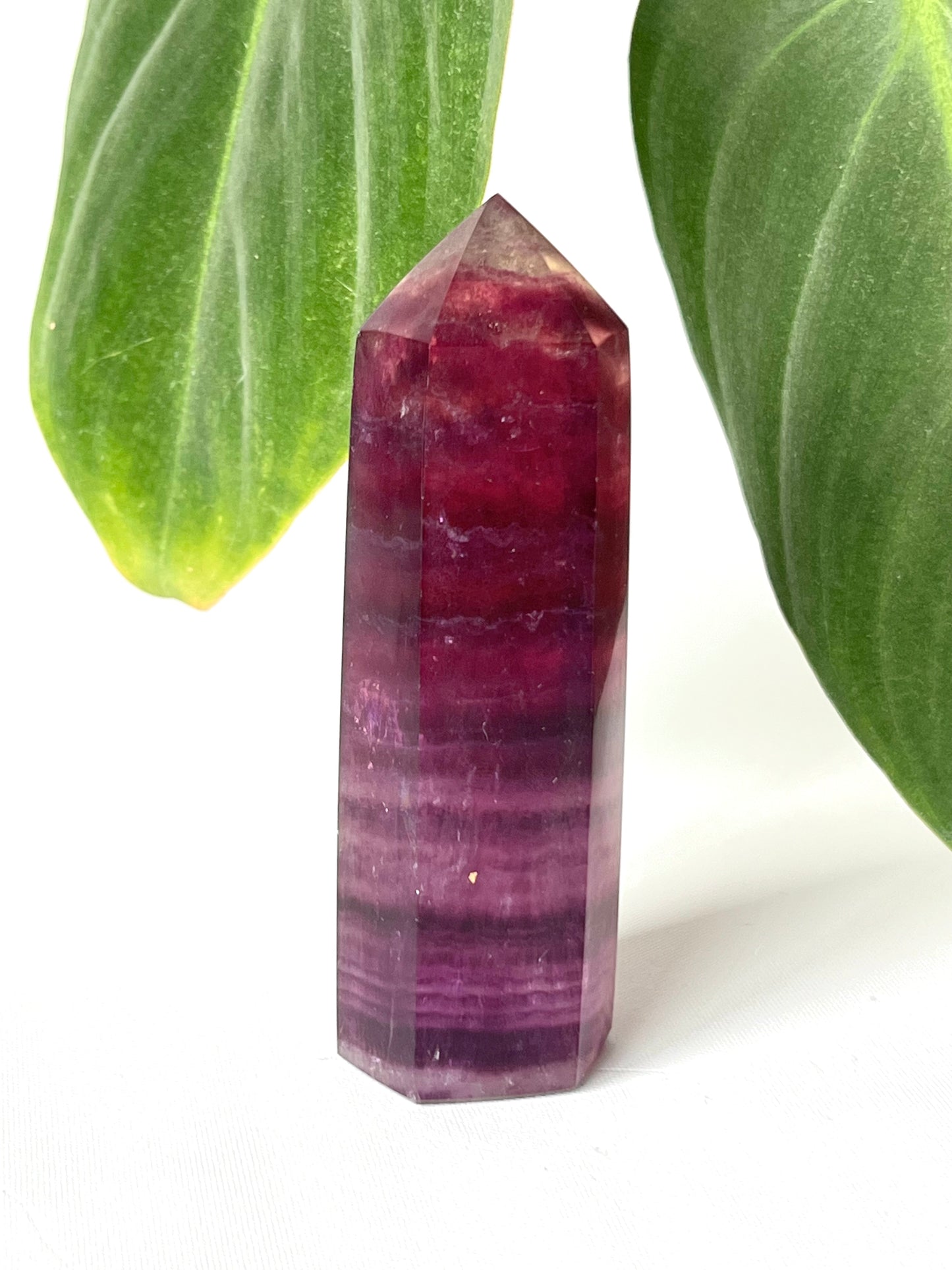 Magenta Fluorite Point