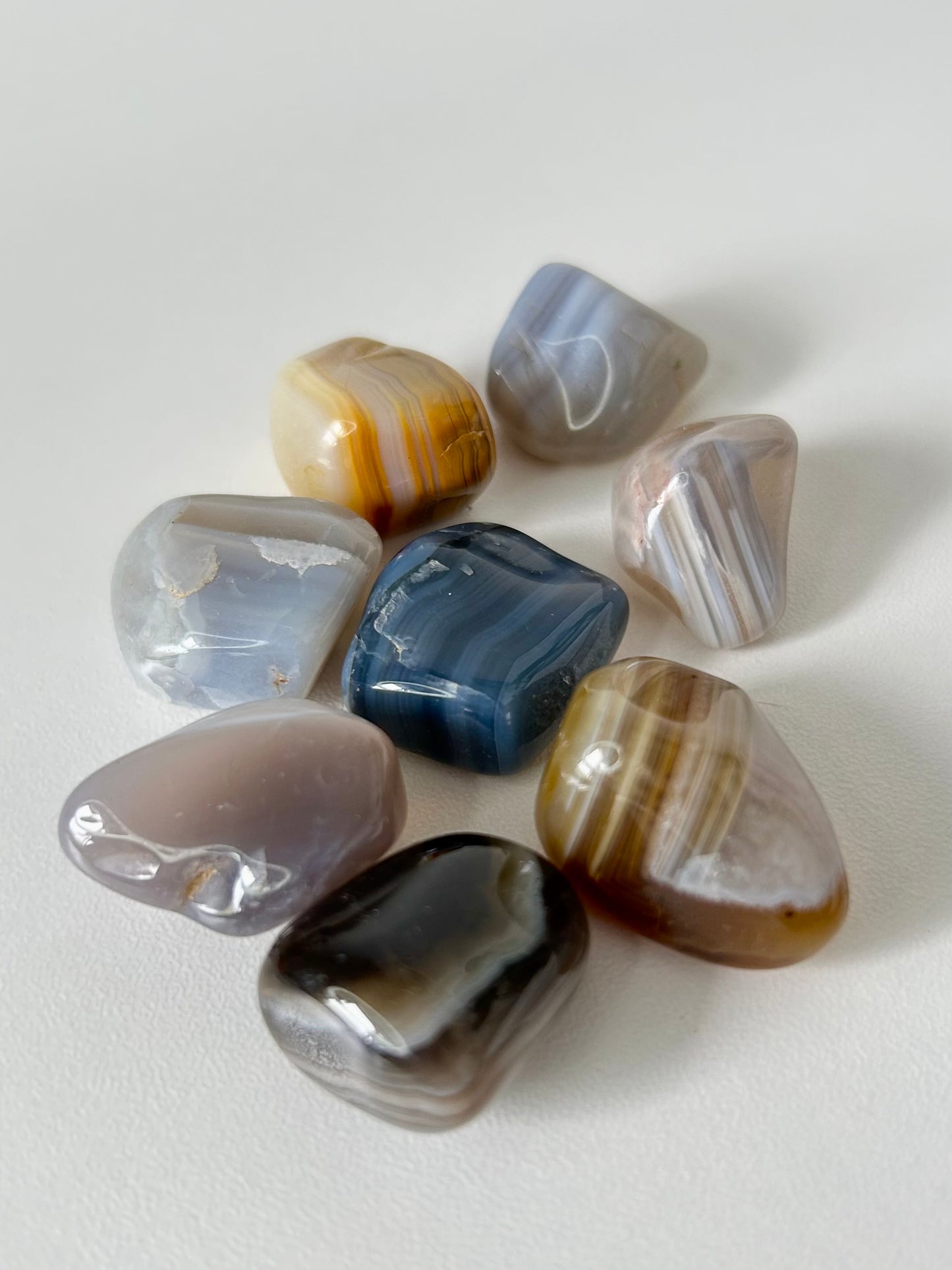 Banded Agate Tumble Stone