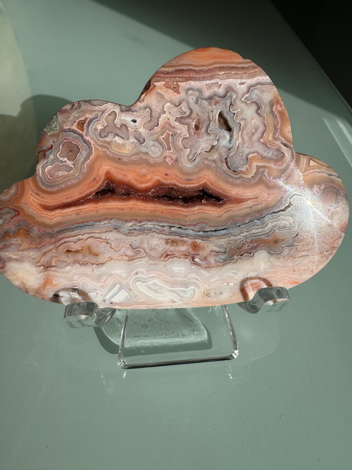 Pink Lace Agate Cloud #2