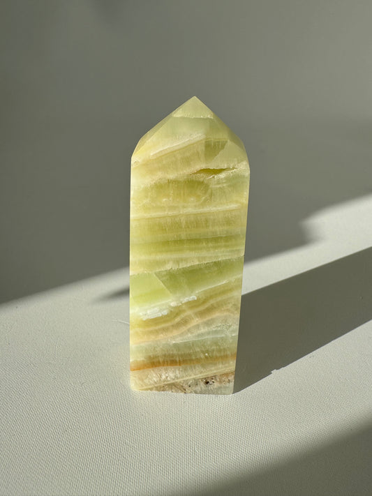 Pistachio Calcite Mini Towers #7