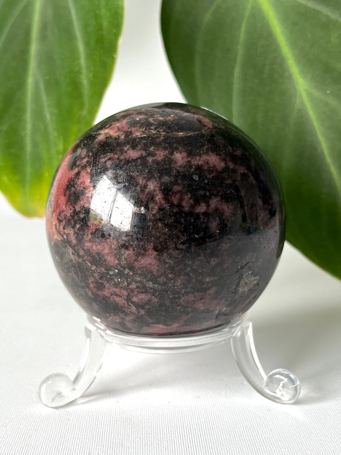 Rhodonite Sphere