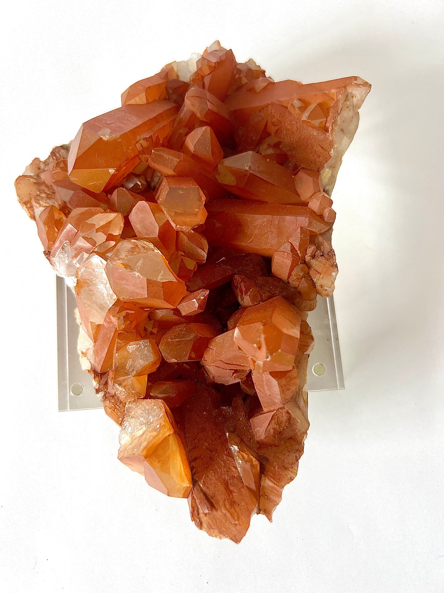 Tangerine Quartz Cluster