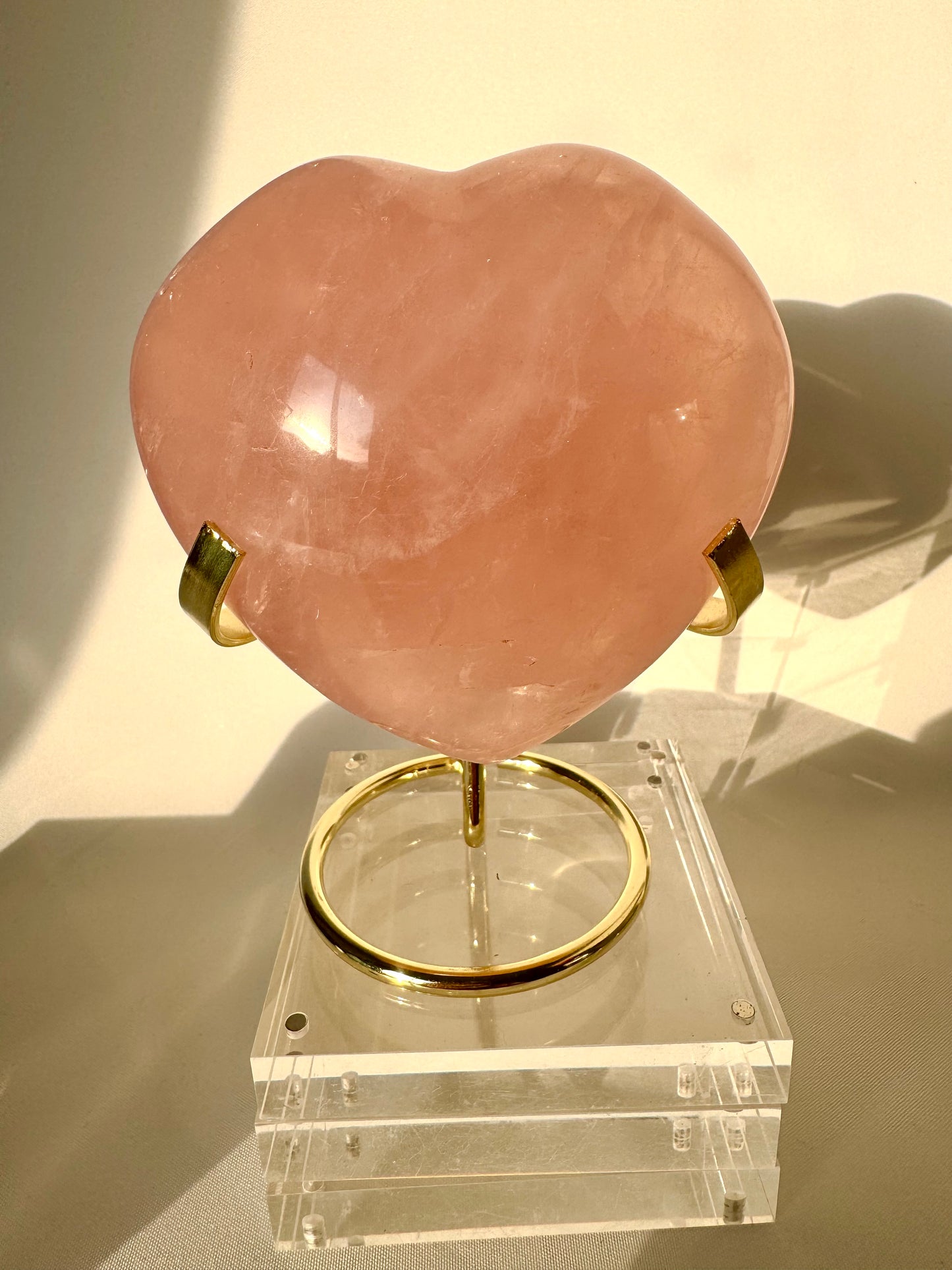 Large Rose Quartz Heart