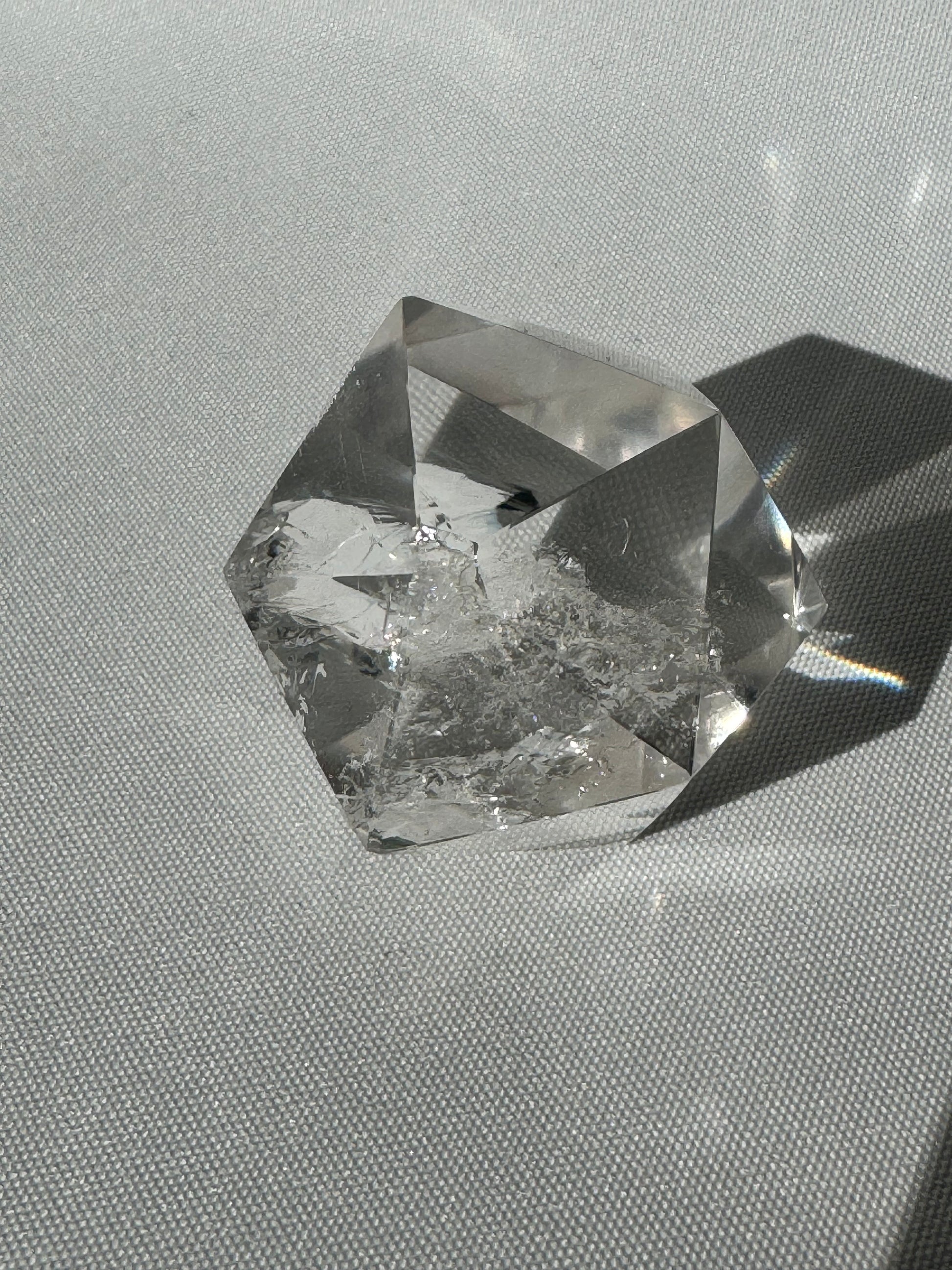 Sacred Geometry Lemurian Quartz Icosahedron