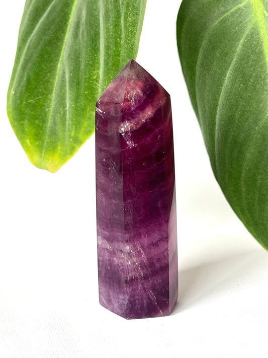 Magenta Fluorite Point