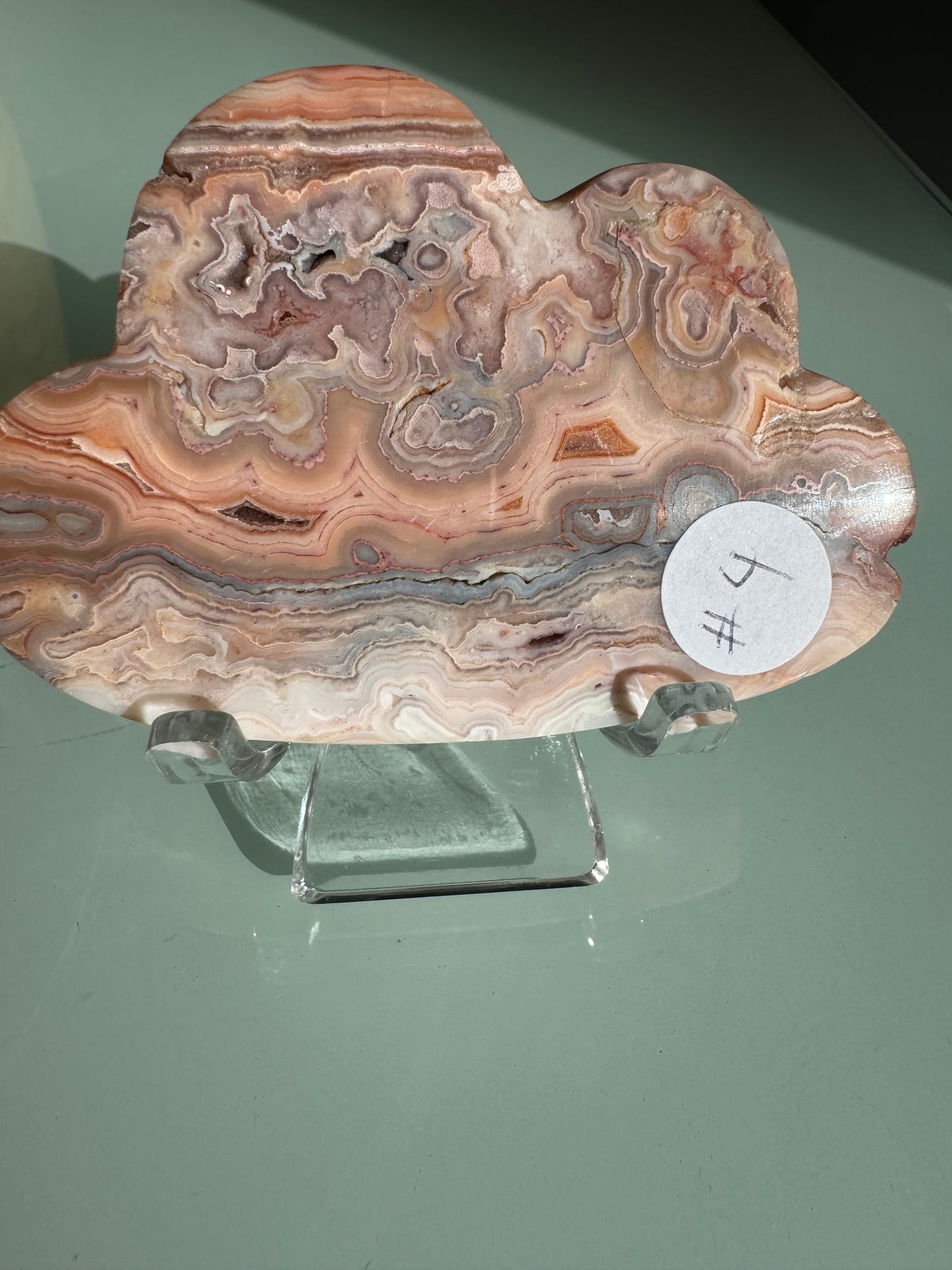 Pink Lace Agate Cloud #4