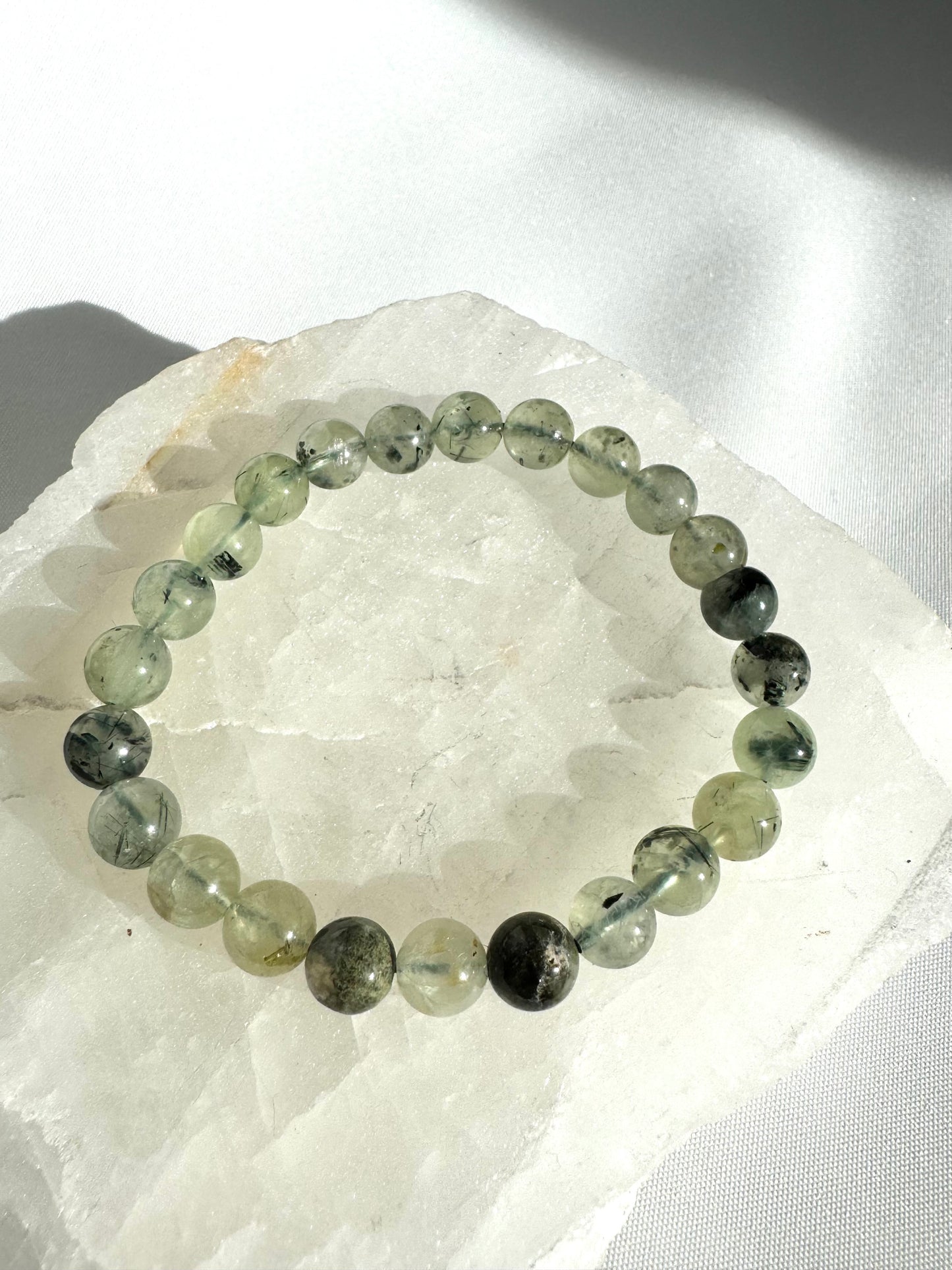 Prehnite Crystal Bracelets 8mm