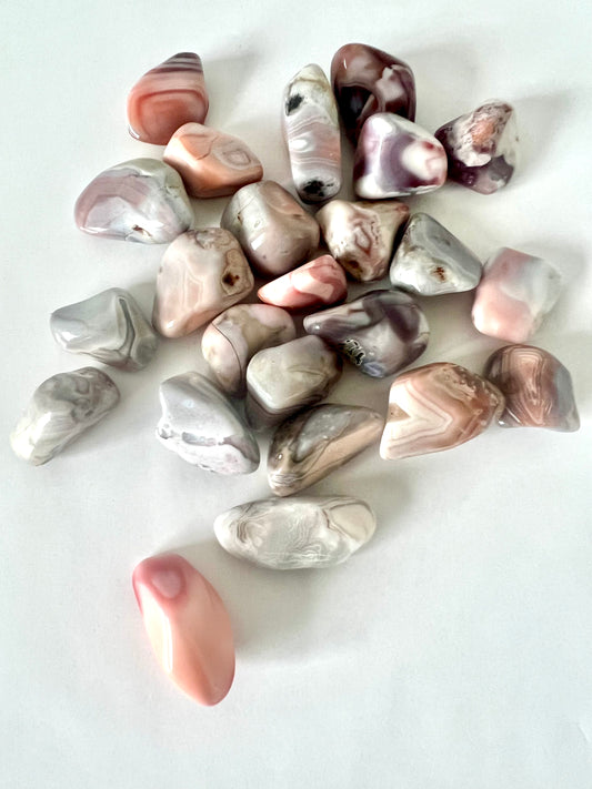 Pink Botswana Agate Tumble Stone