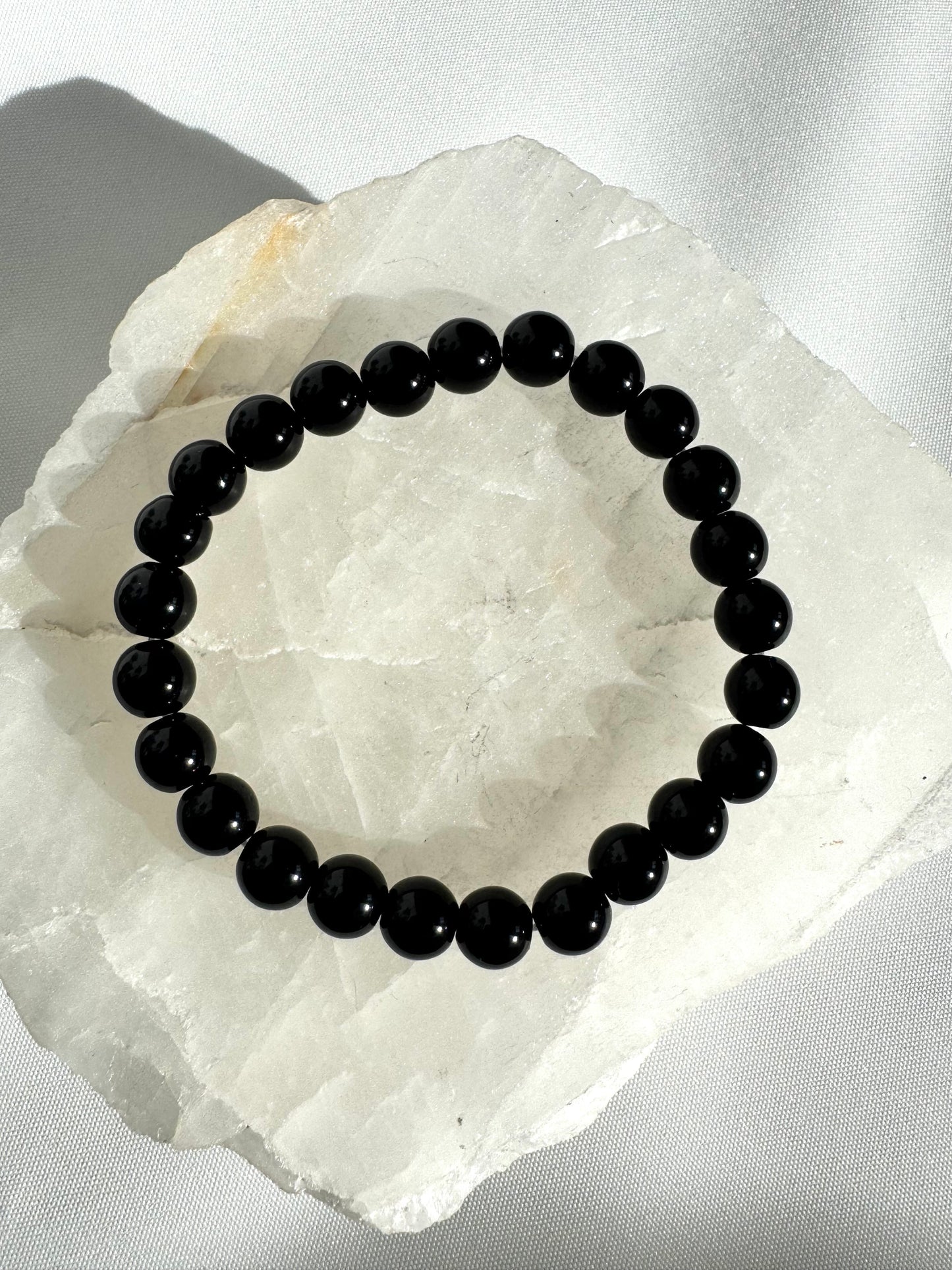 Black Obsidian Crystal Bracelet