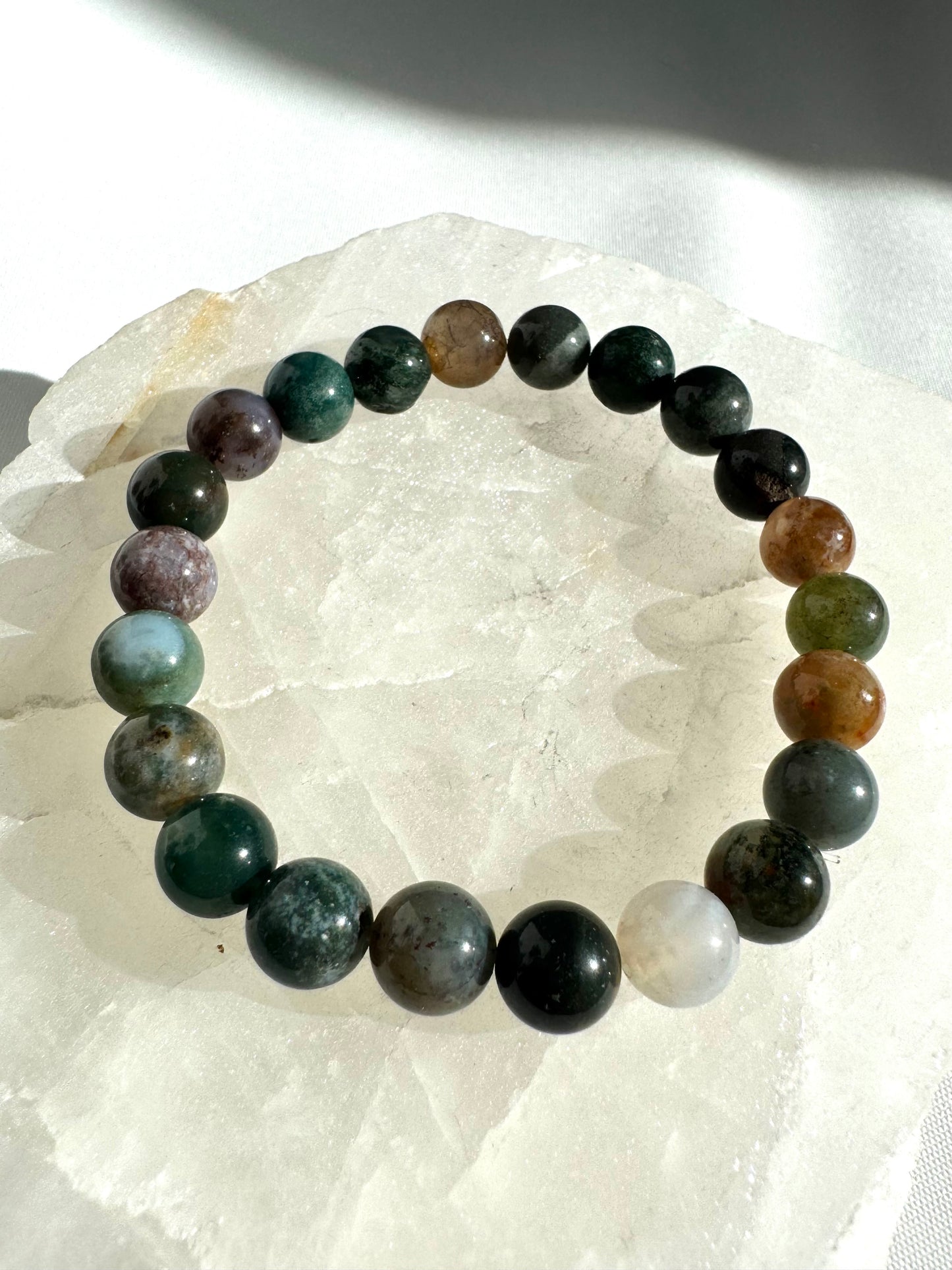 Ocean Jasper Crystal Bracelet 8mm