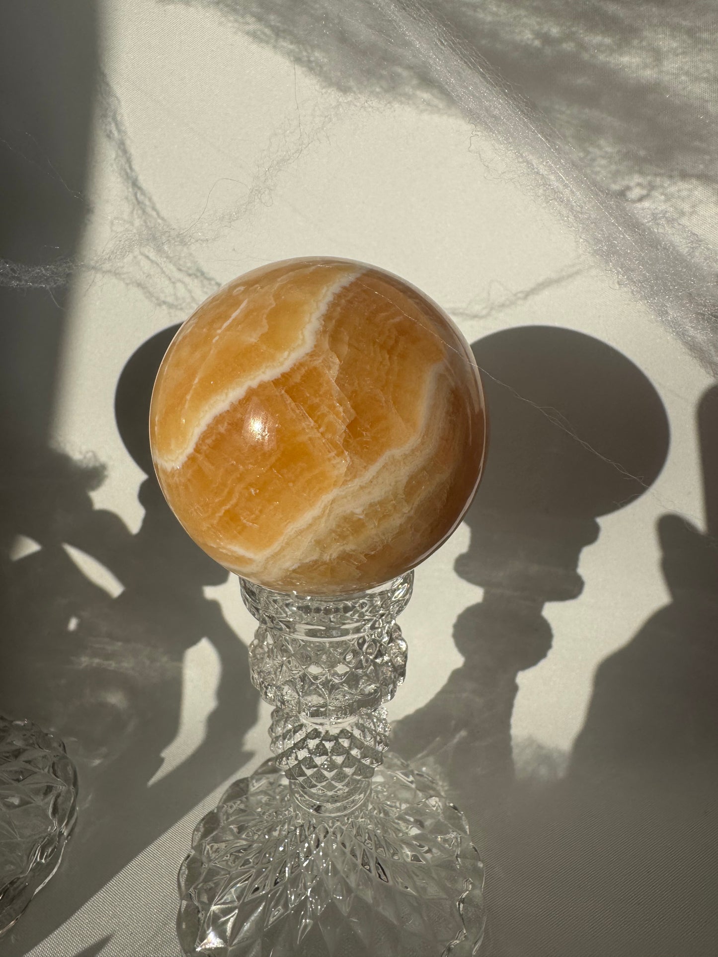 Orange Calcite Sphere