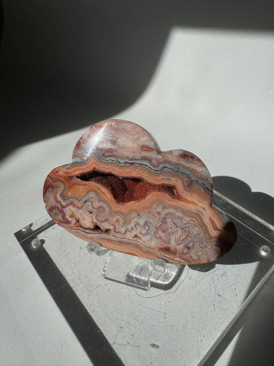 Pink Lace Agate Cloud #1