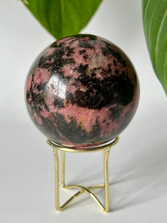 Rhodonite Sphere