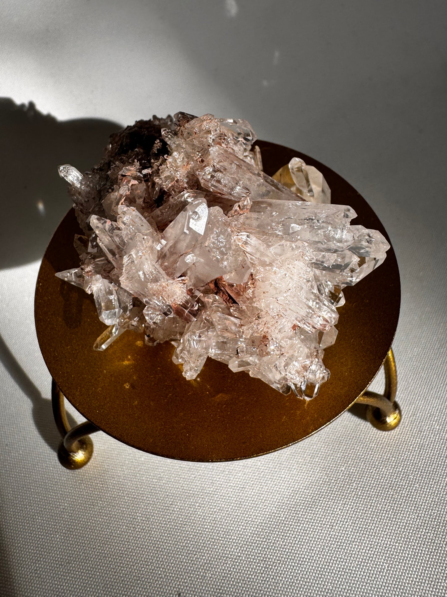 Sacred Rose Lemurian Quartz Cluster #3