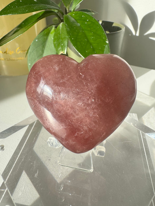 Strawberry Quartz Heart