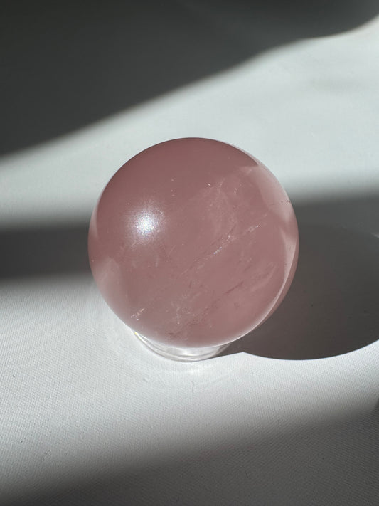 Rose Quartz Star Sphere