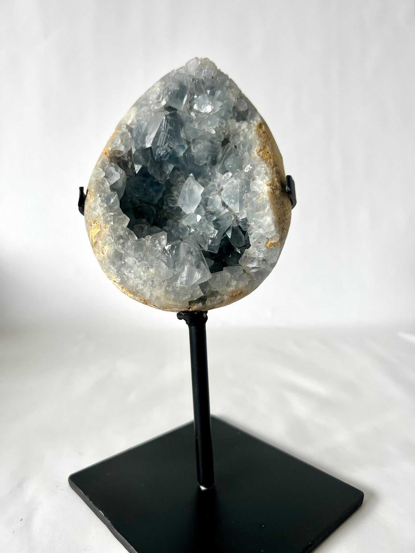 Celestite Tear Drop on Stand