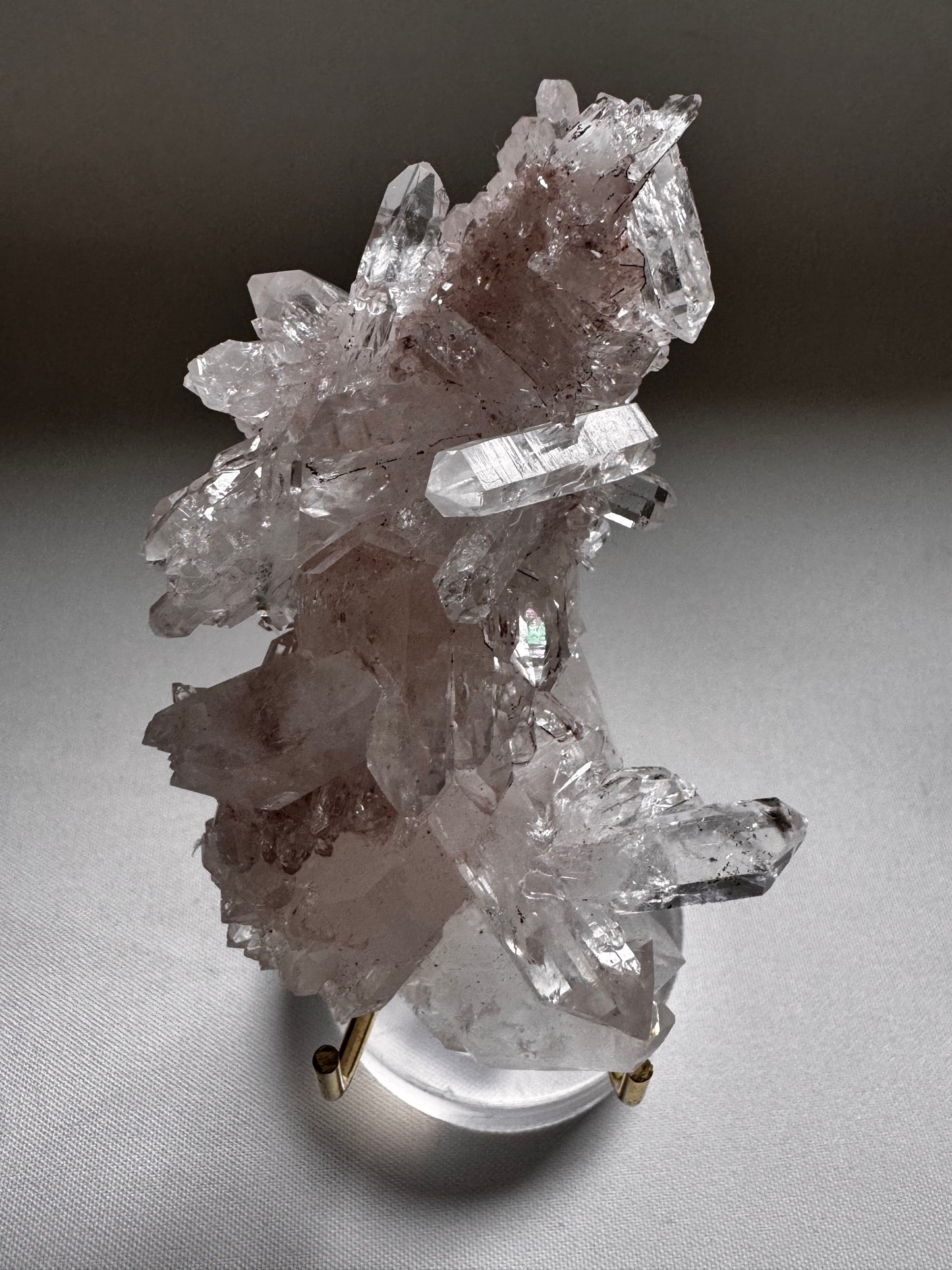 Sacred Rose Lemurian Quartz Cluster #9