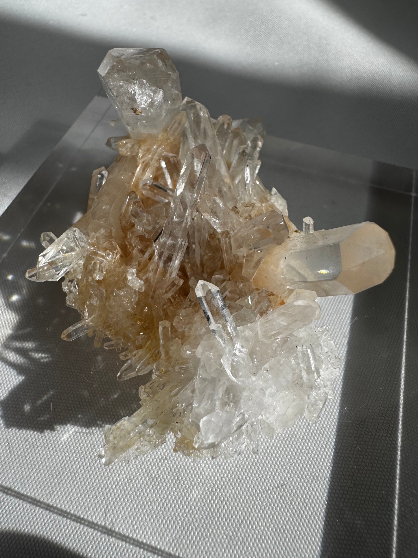 Halloysite-Included Crystal Lemurian Seed Cluster