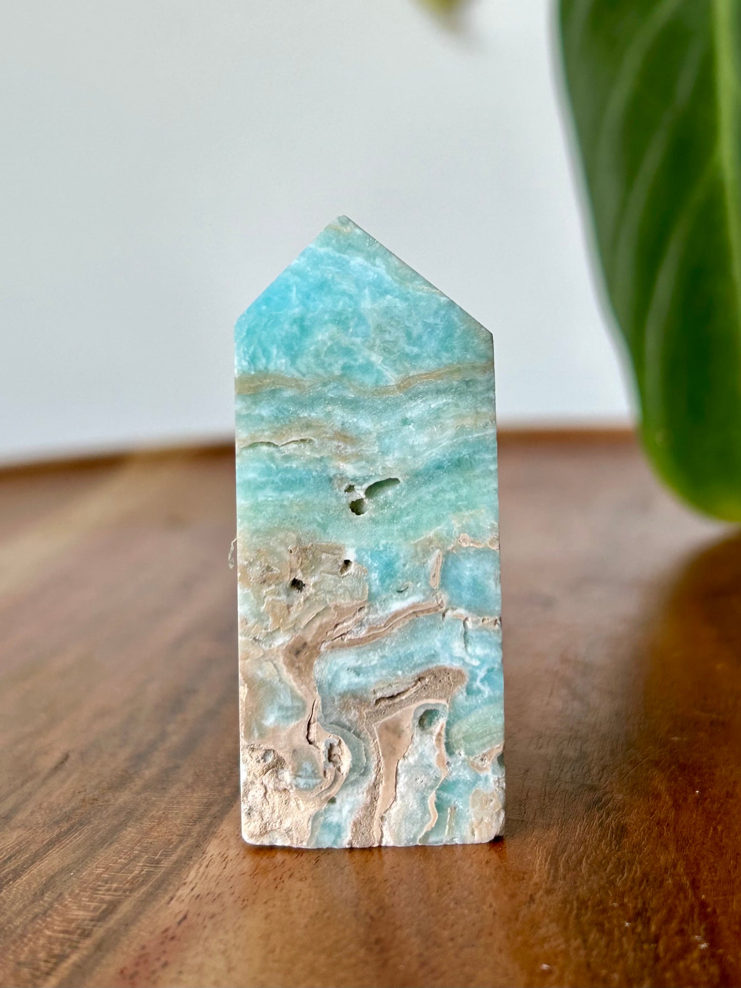 Blue Aragonite Mini Tower