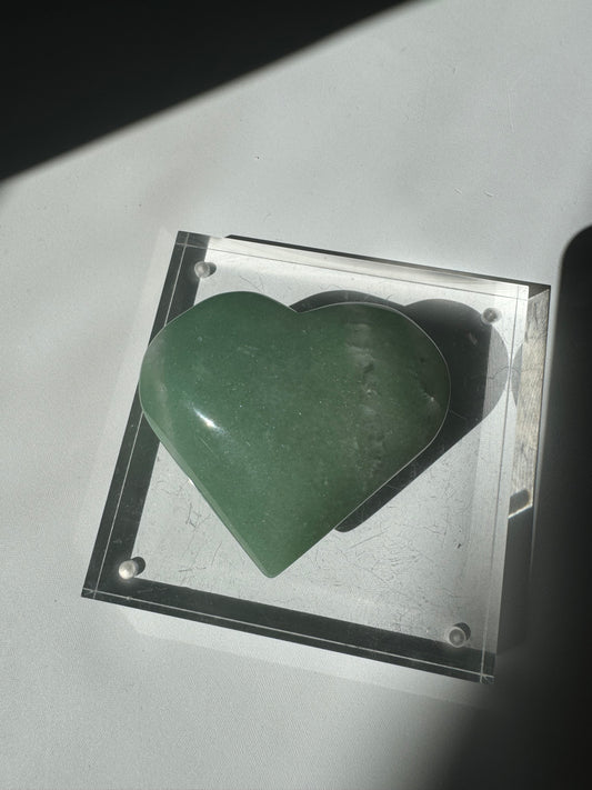 Green Aventurine Heart