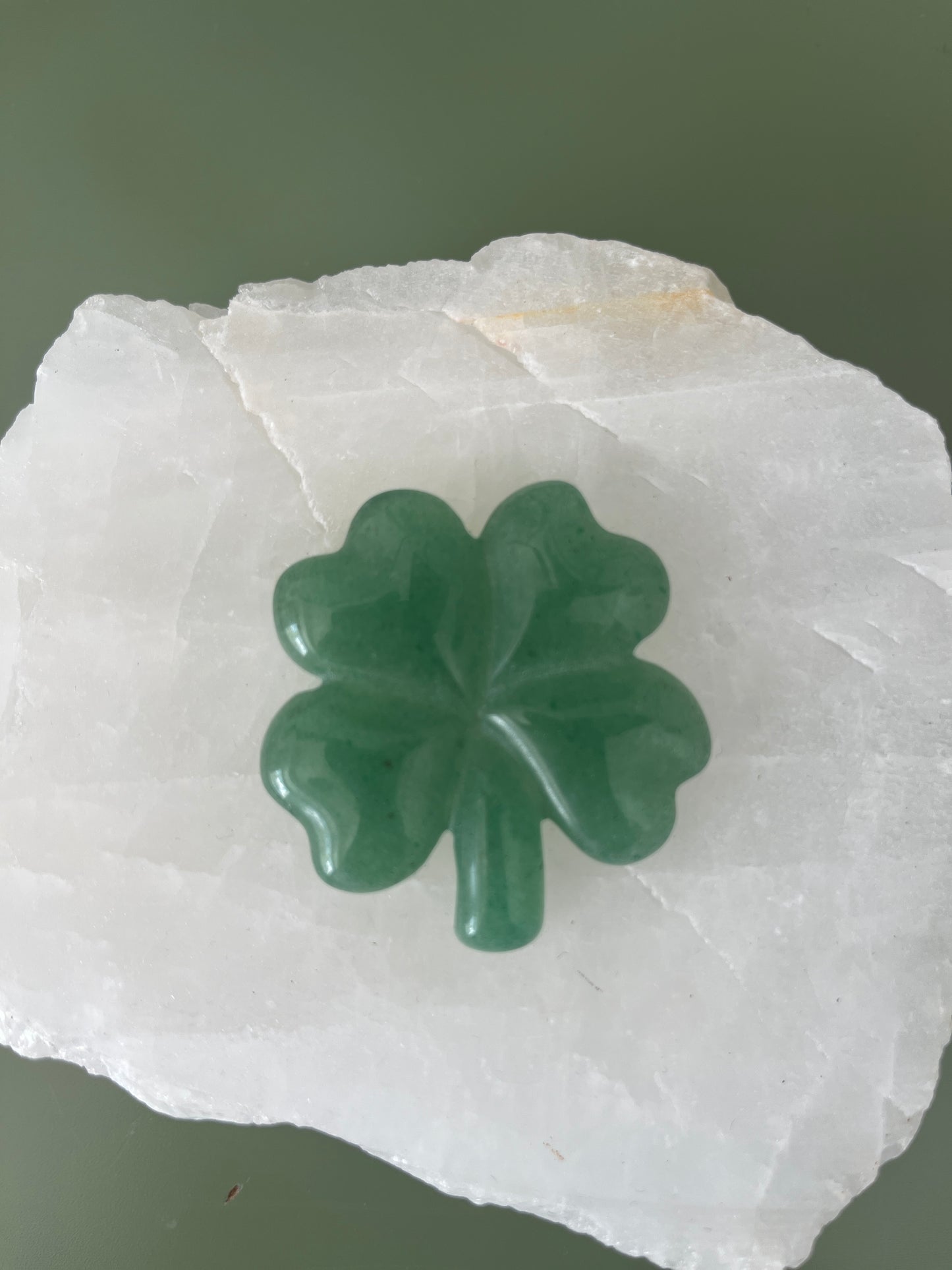 Green Aventurine Four Leaf Clover