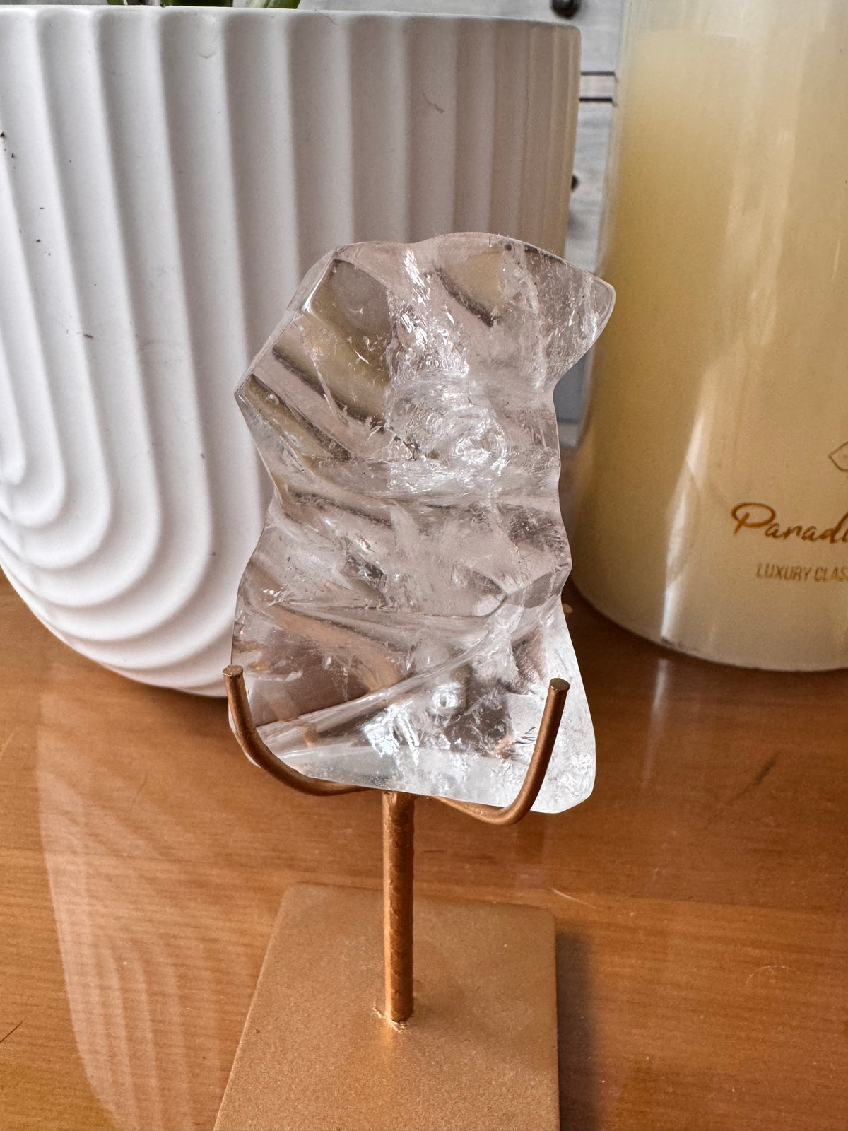 Faceted Lemurian Quartz Freeforms: Rare Crystal Wisdom