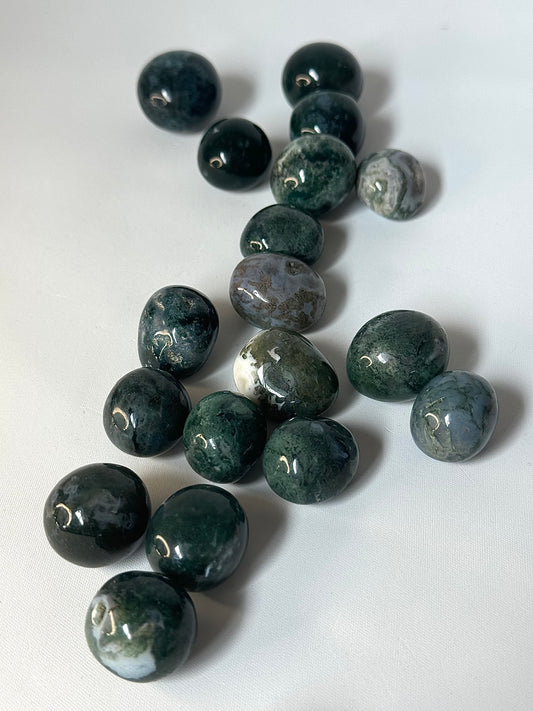 Moss Agate Tumble Stones