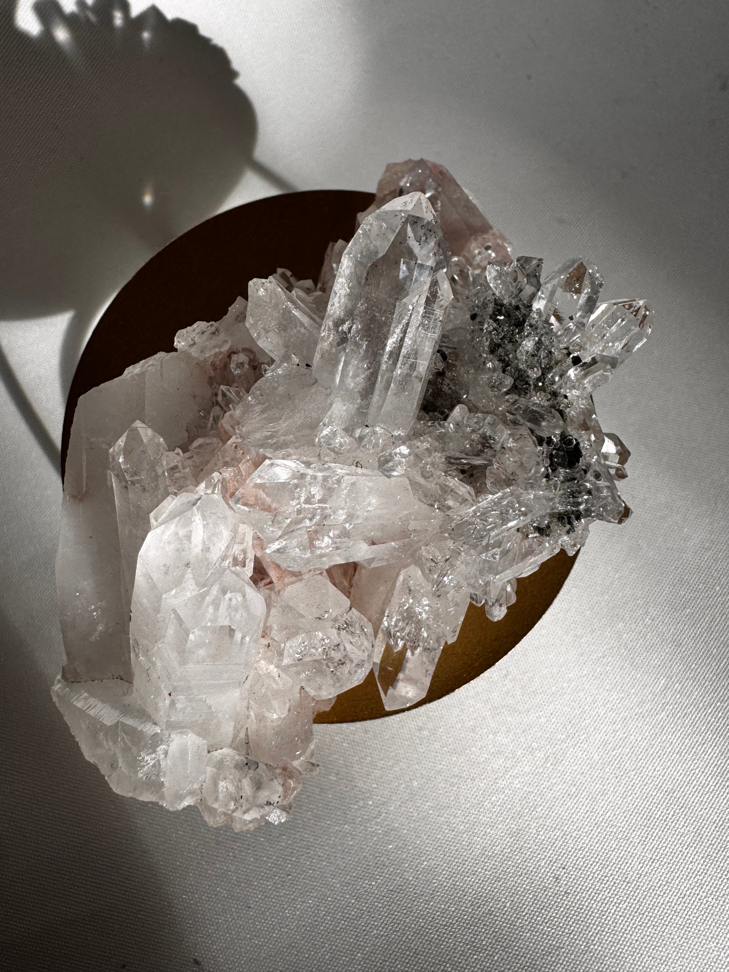 Sacred Rose Lemurian Quartz Cluster #6