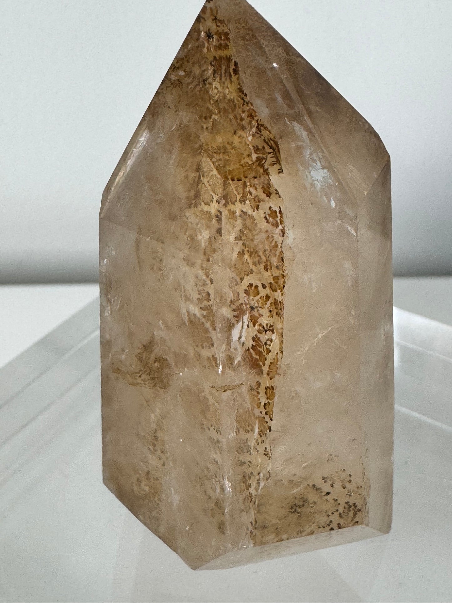 Dendritic Girasol Quartz Point