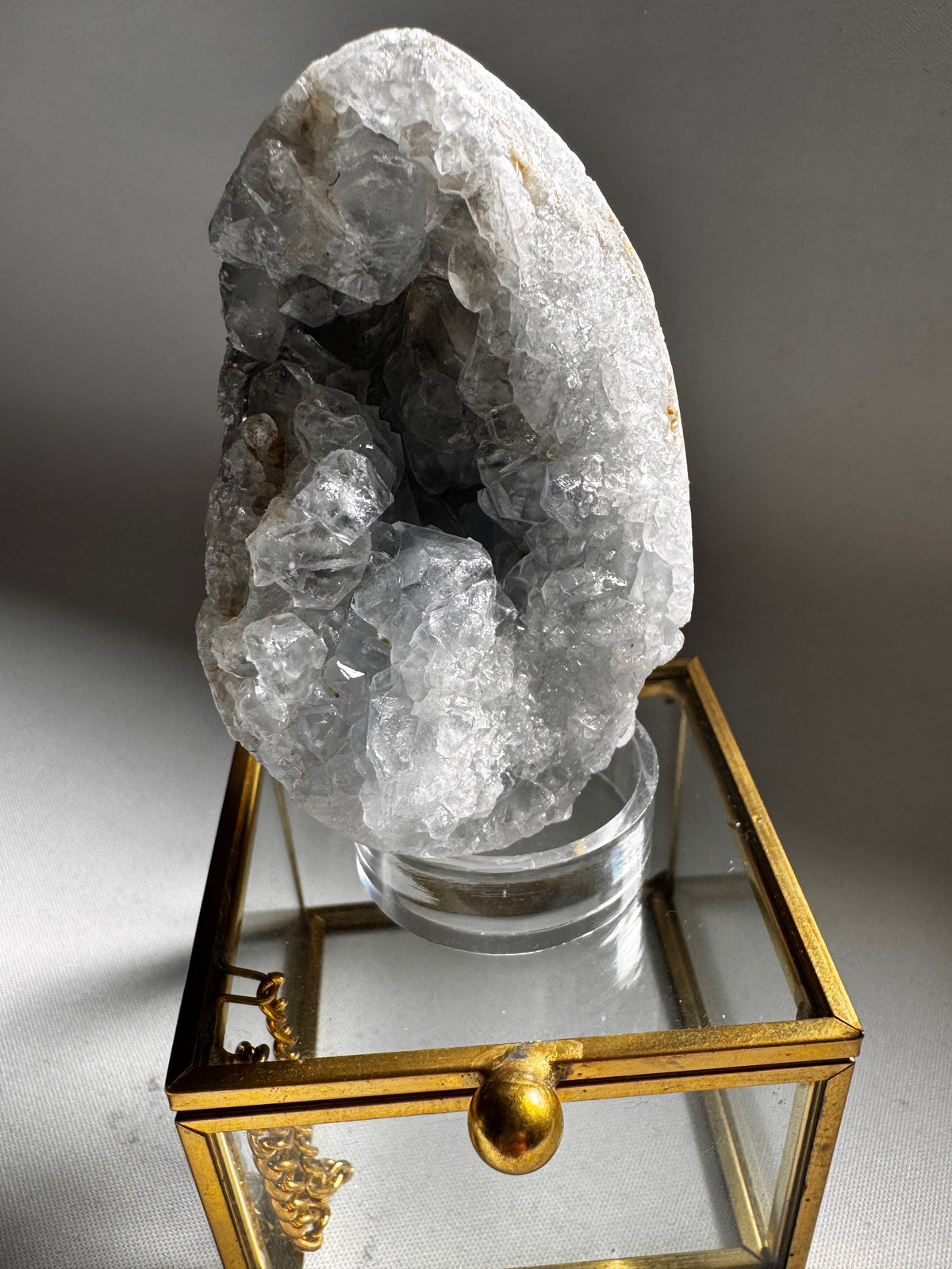 Celestite Crystal Geode #4