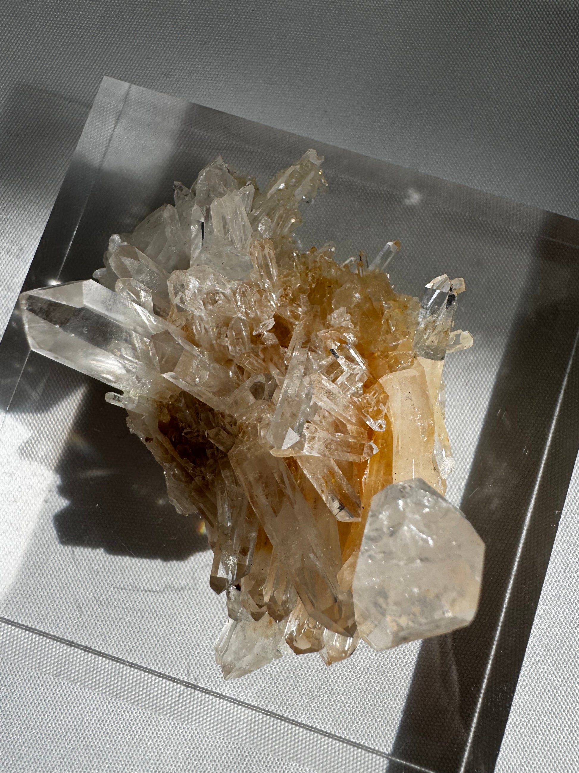 Halloysite-Included Crystal Lemurian Seed Cluster