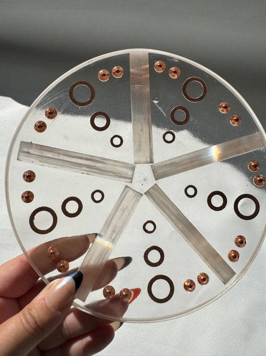 Selenite Crystal Charging Plate