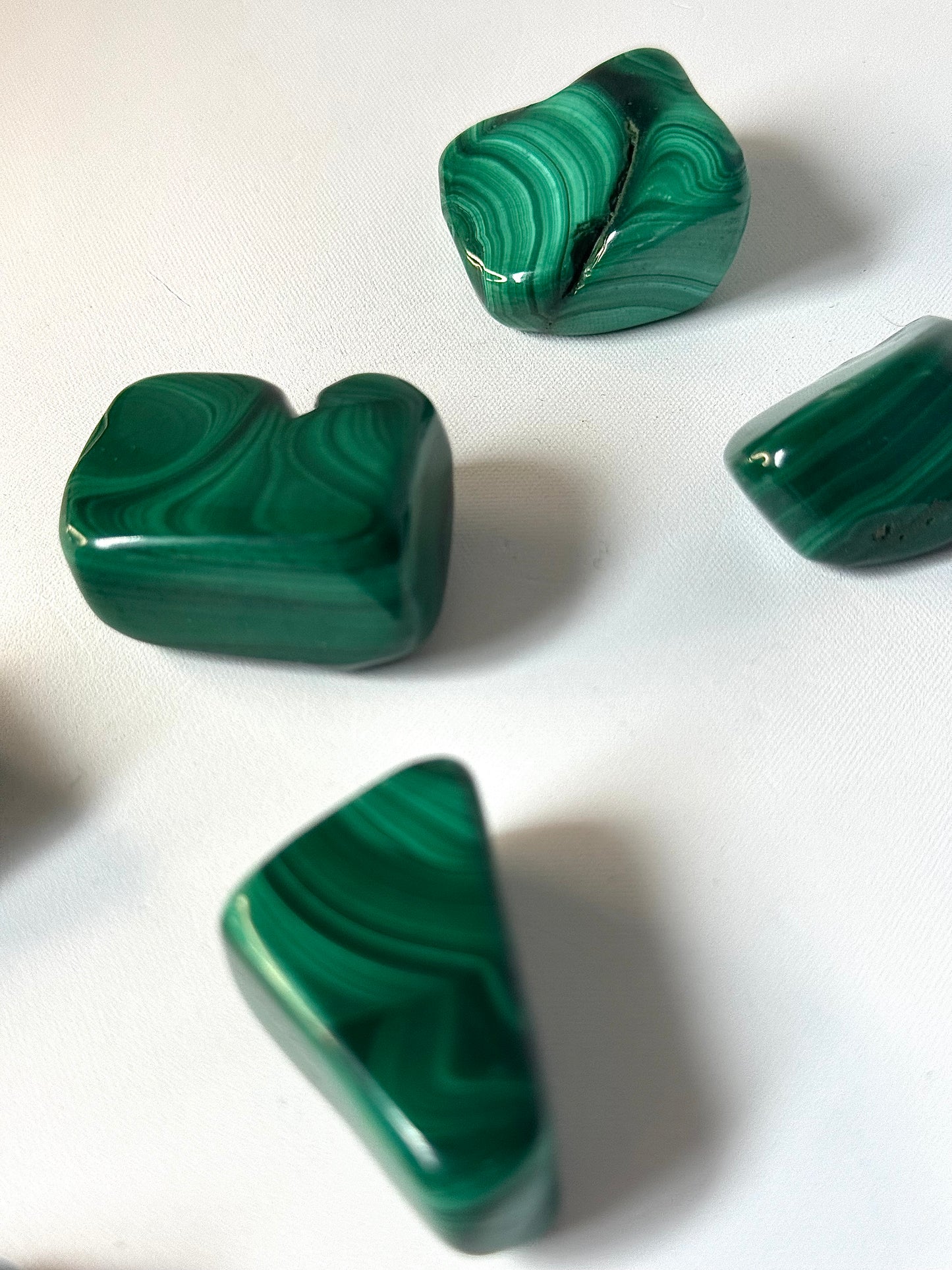 Malachite Tumble Stones