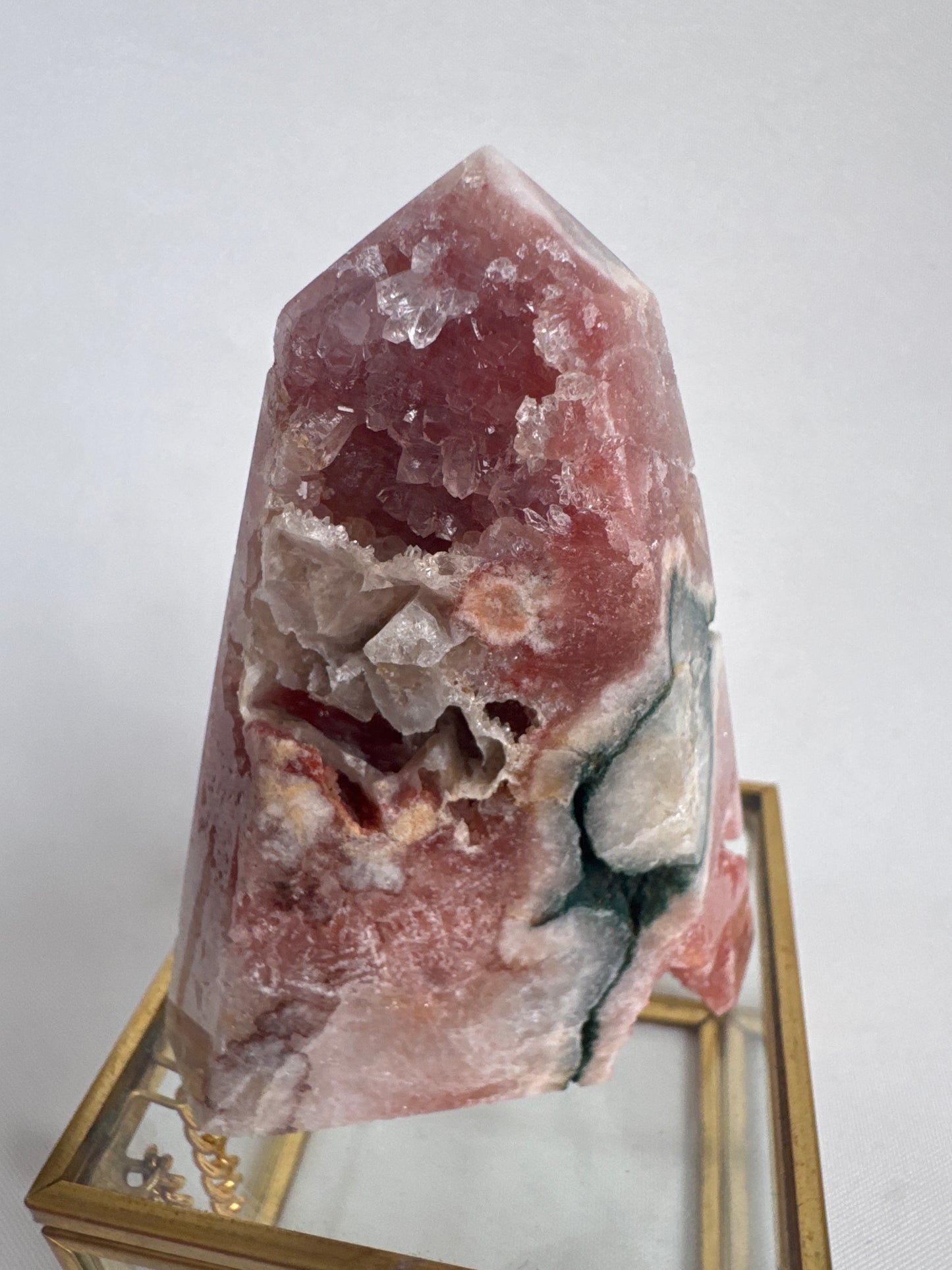 Pink Amethyst Point #7