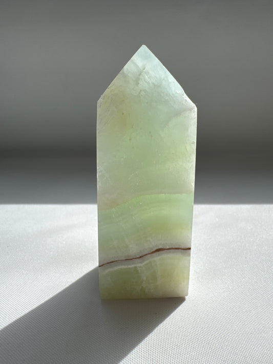 Pistachio Calcite Mini Towers #6