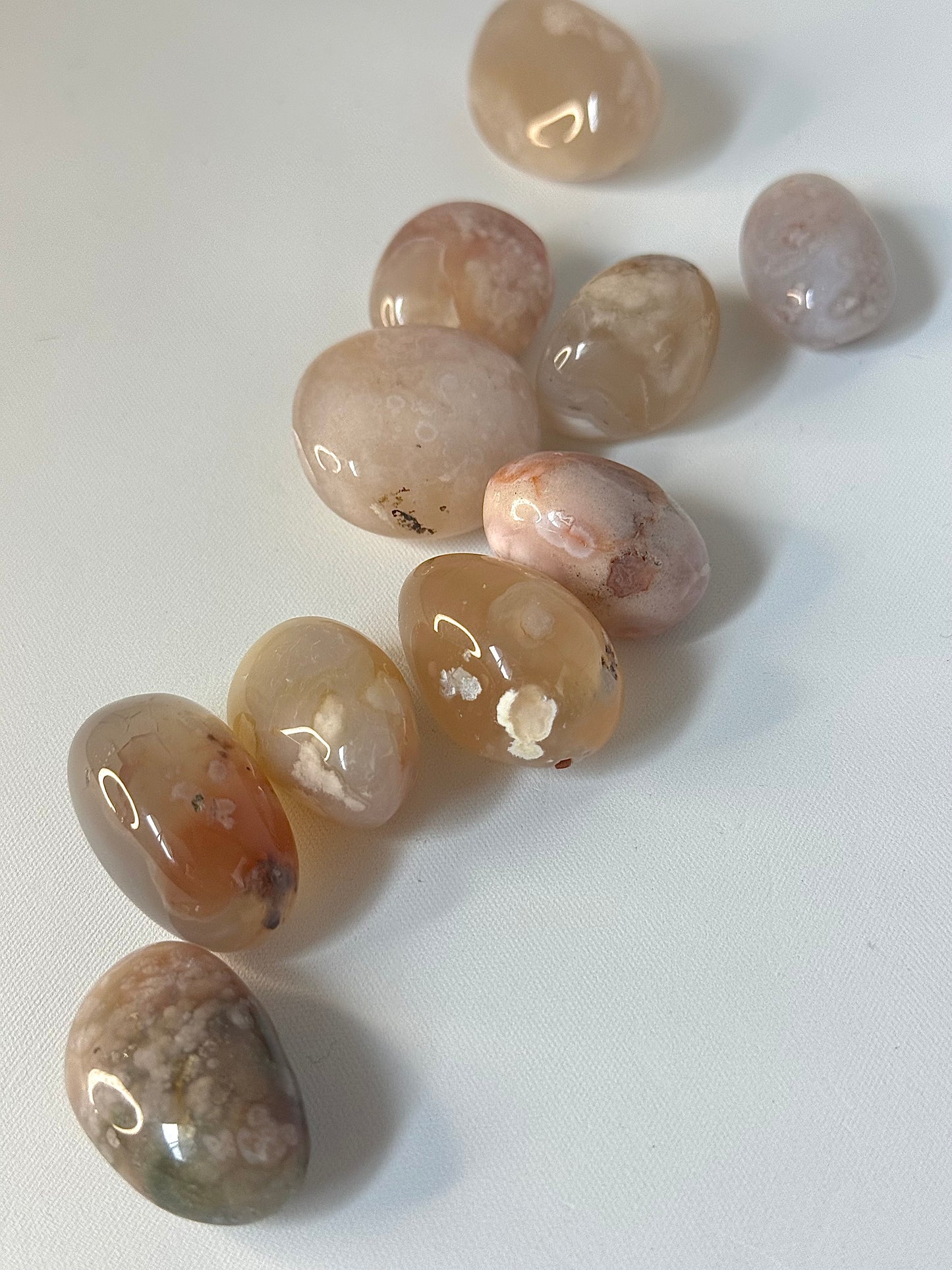 Flower Agate Tumble Stone