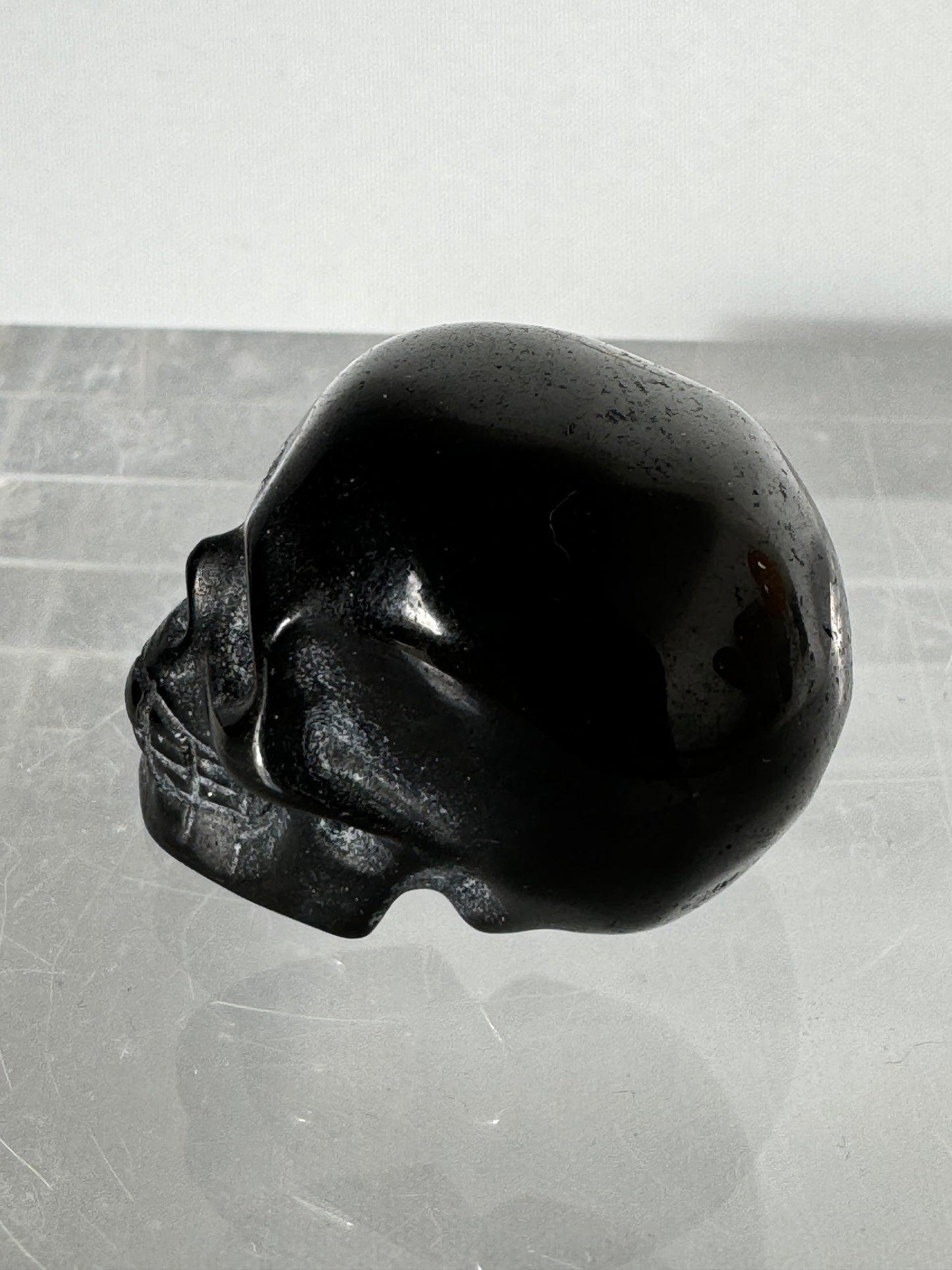 Small Black Obsidian Skull