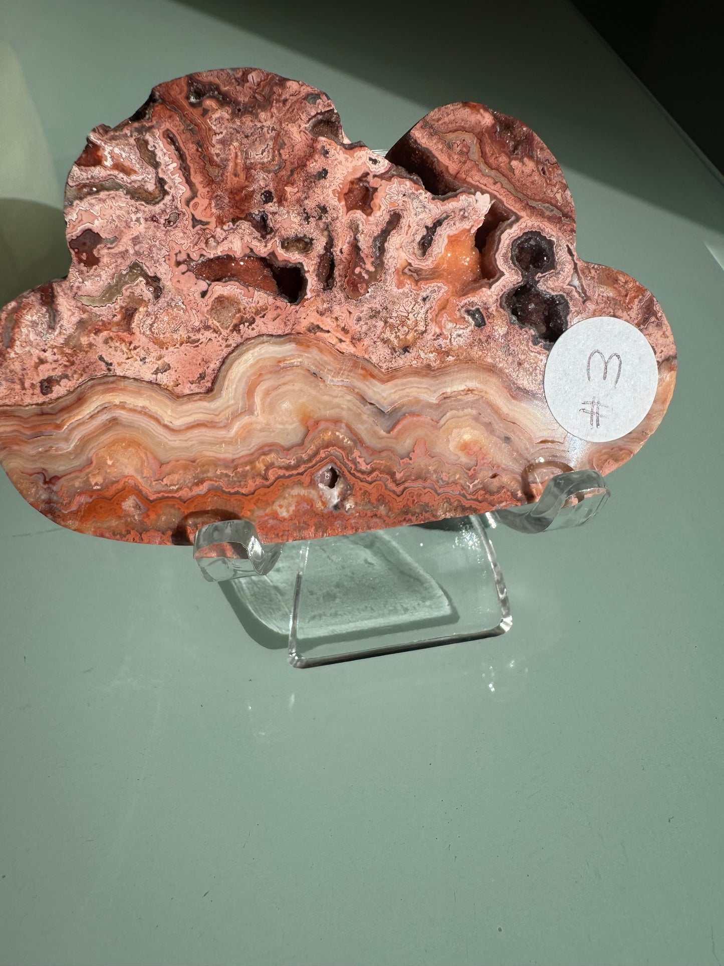 Pink Lace Agate Cloud #3