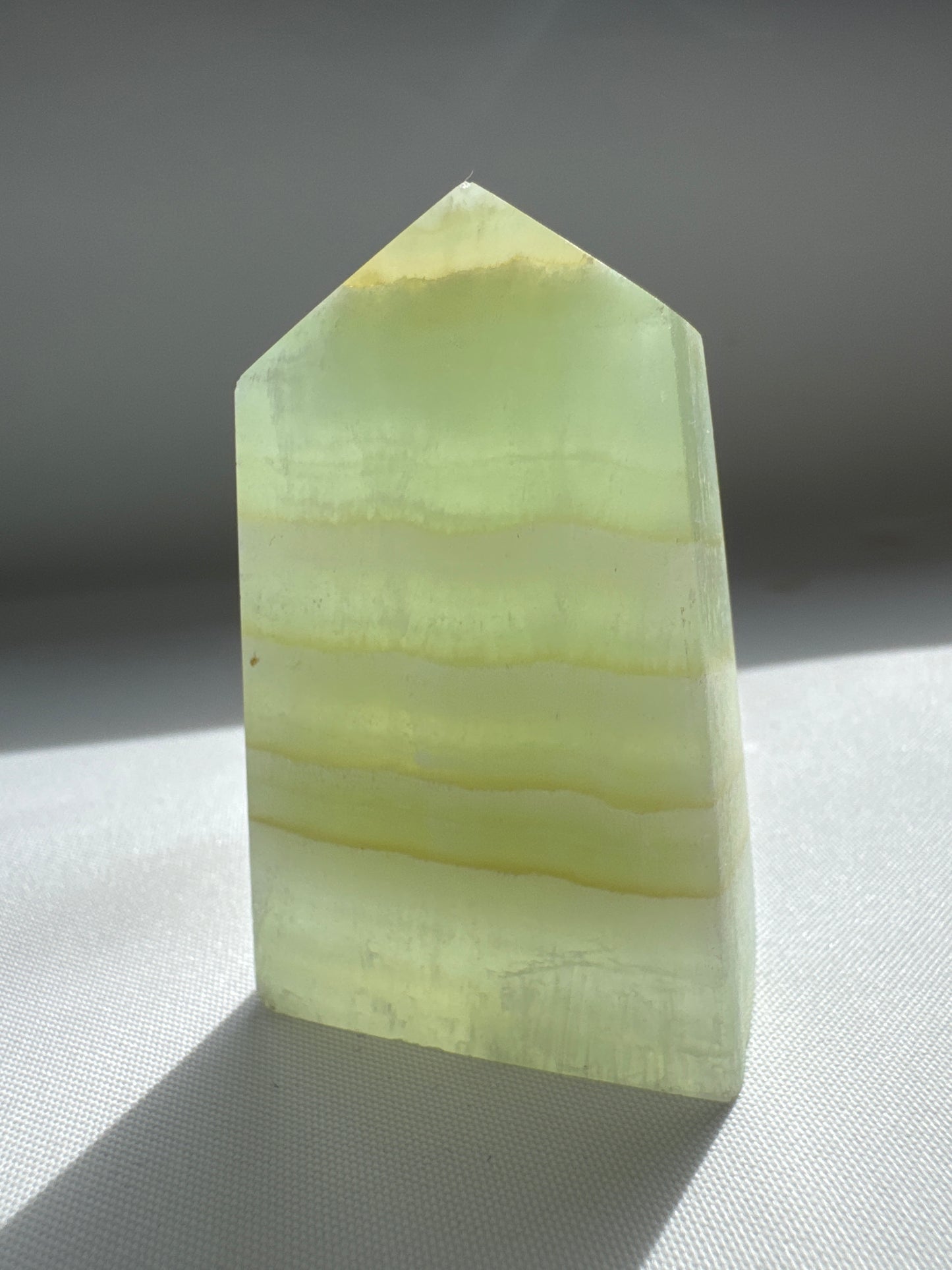 Pistachio Calcite Crystal Mini Towers #5