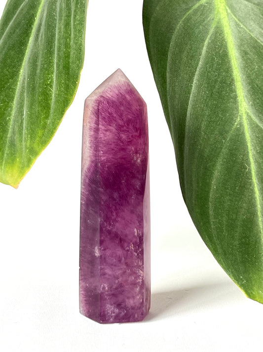 Magenta Fluorite Point