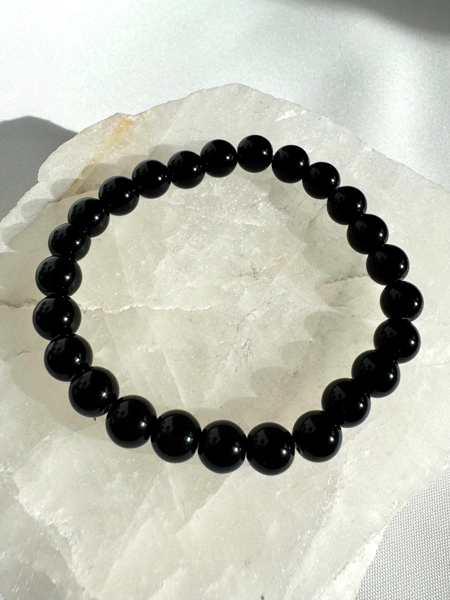 Black Obsidian Crystal Bracelet