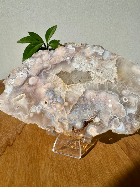 Flower Agate Platter #3