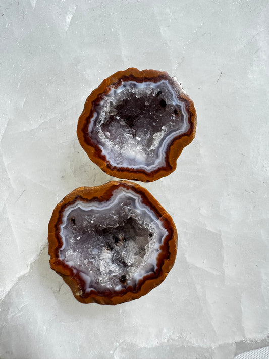 Rare Zhanguo Agate Crystal Mini Geode #2 | Bespoke Crystals 